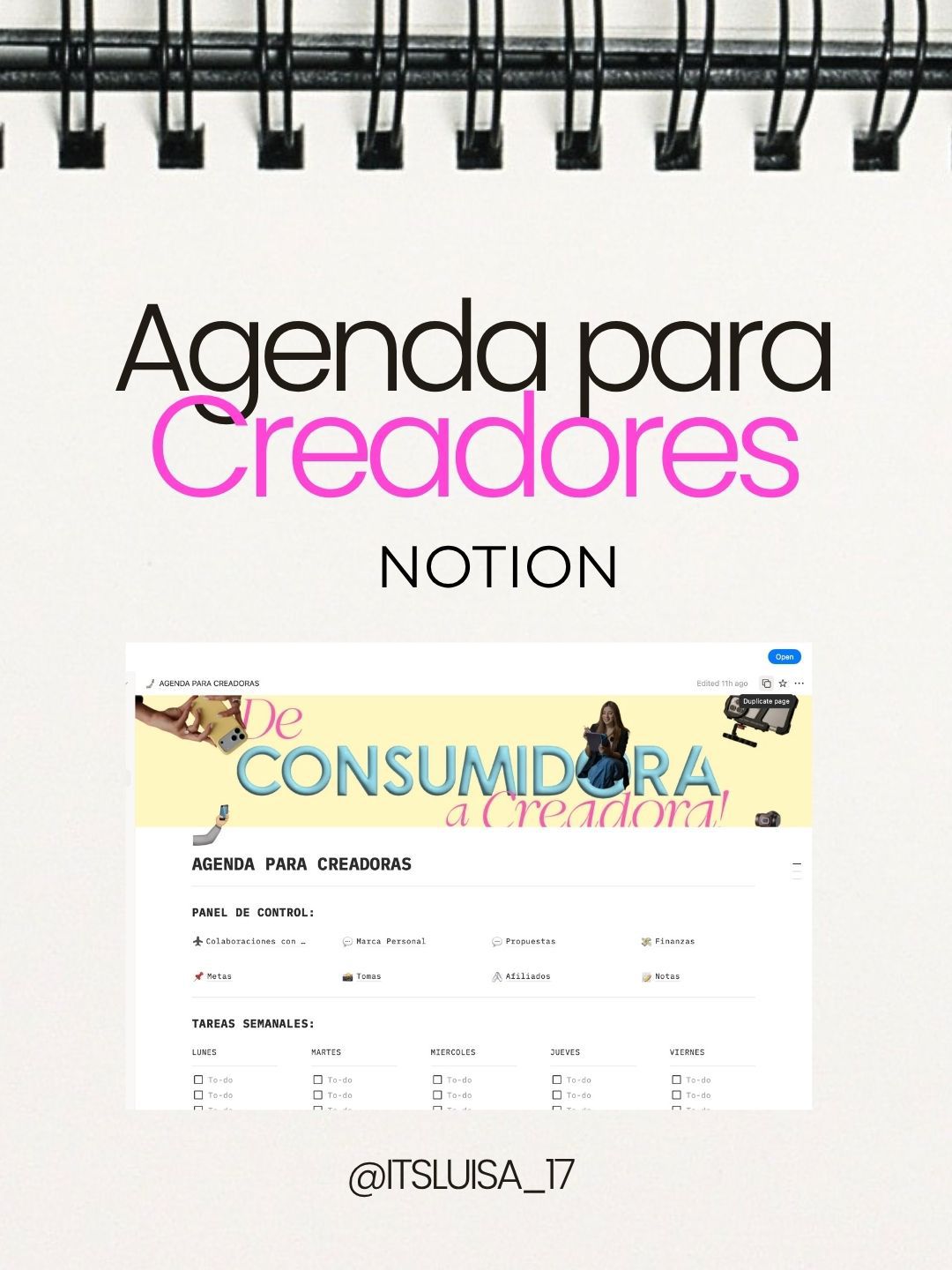 Cover preview for Una Agenda para Creadoras